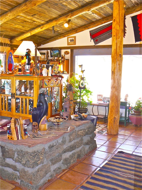 Gallery with rock hearth Cimarron Rose For Sale